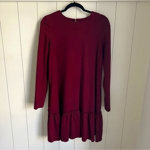 Banana Republic long sleeved tiered dress